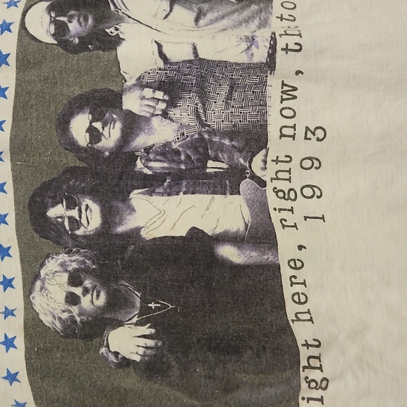 VINTAGE Van Halen concert tee 1993 Costa Mesa XL 1X Women Eddie Alex Sammy Mike - Picture 5 of 8